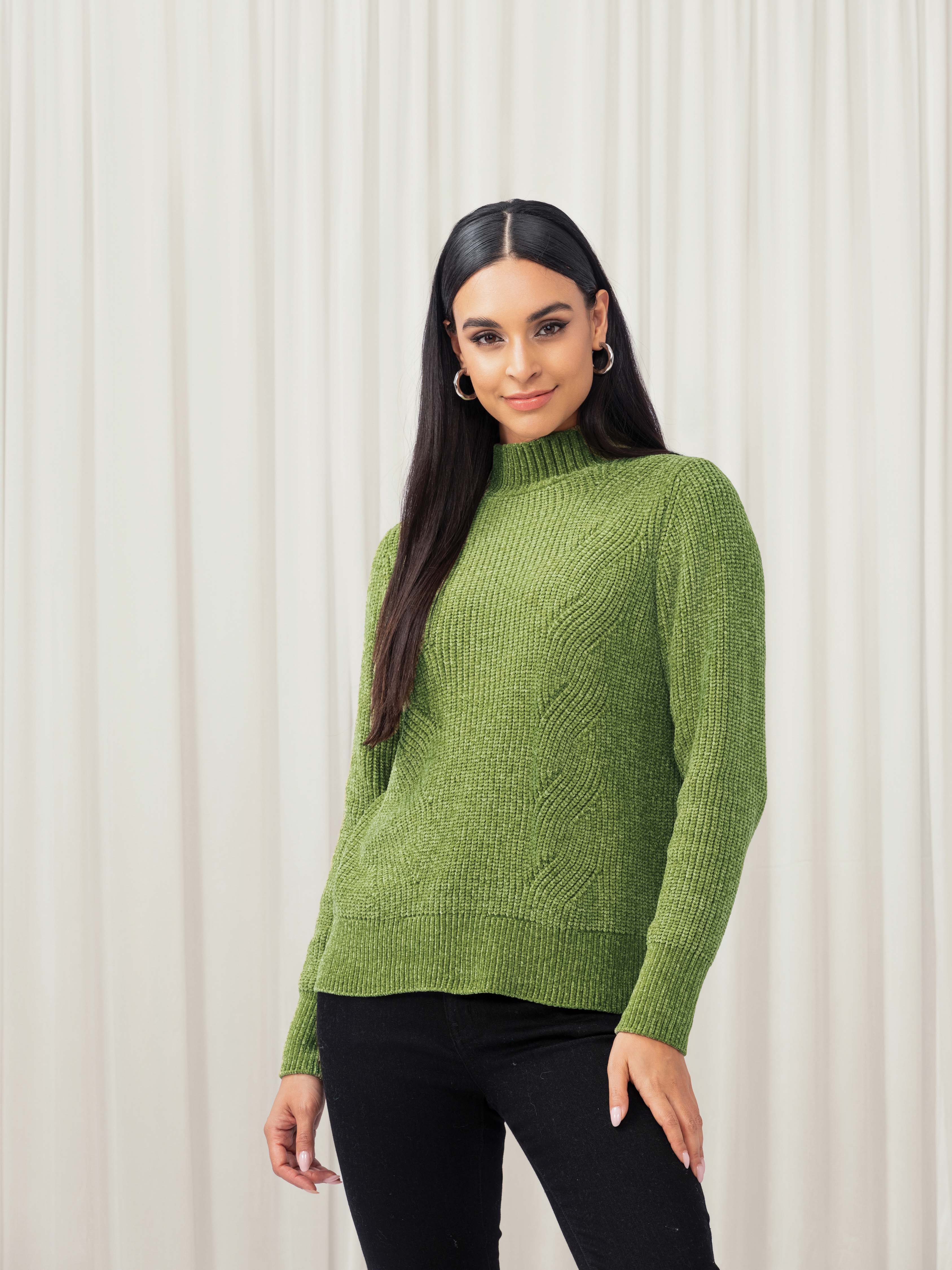 Arlow Ribbed Turtleneck – Avina Fashions - Main Image
