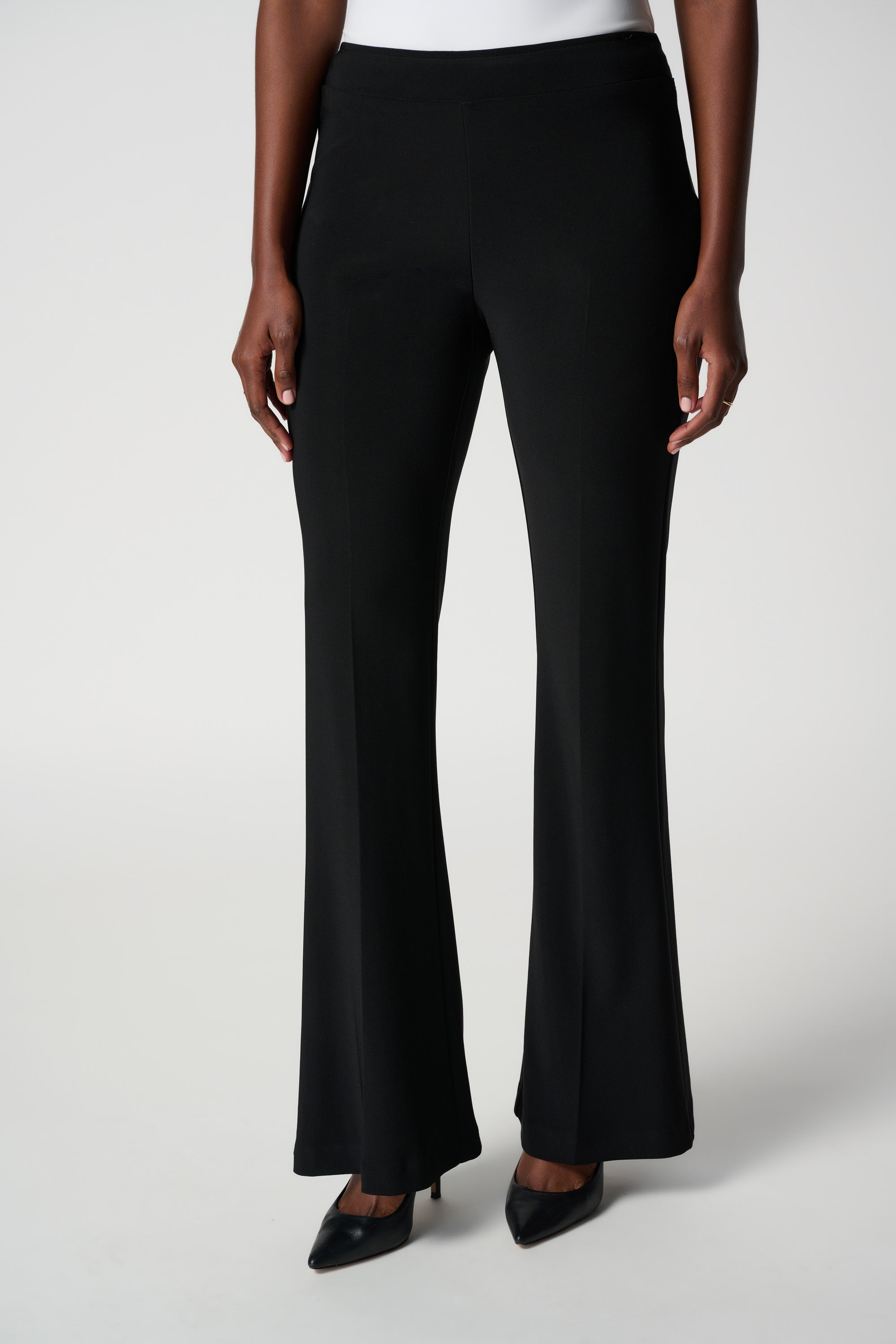 Ecommerce shot of black flare pants